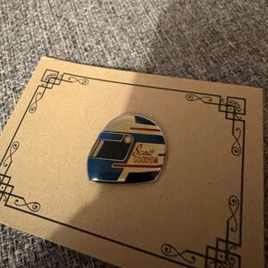 Vintage Scott Goodyear Racing Helmet Pin